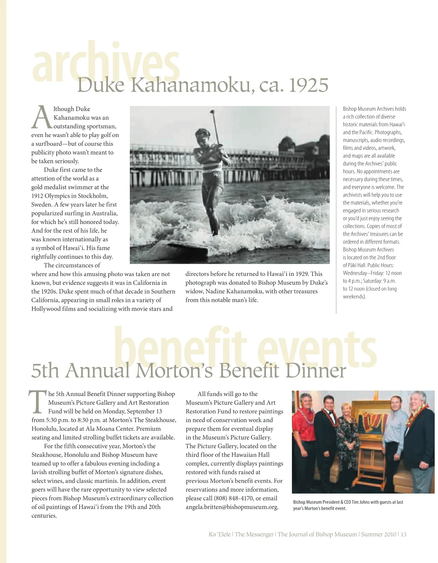 Ka ʻElele Summer 2010, page 13
