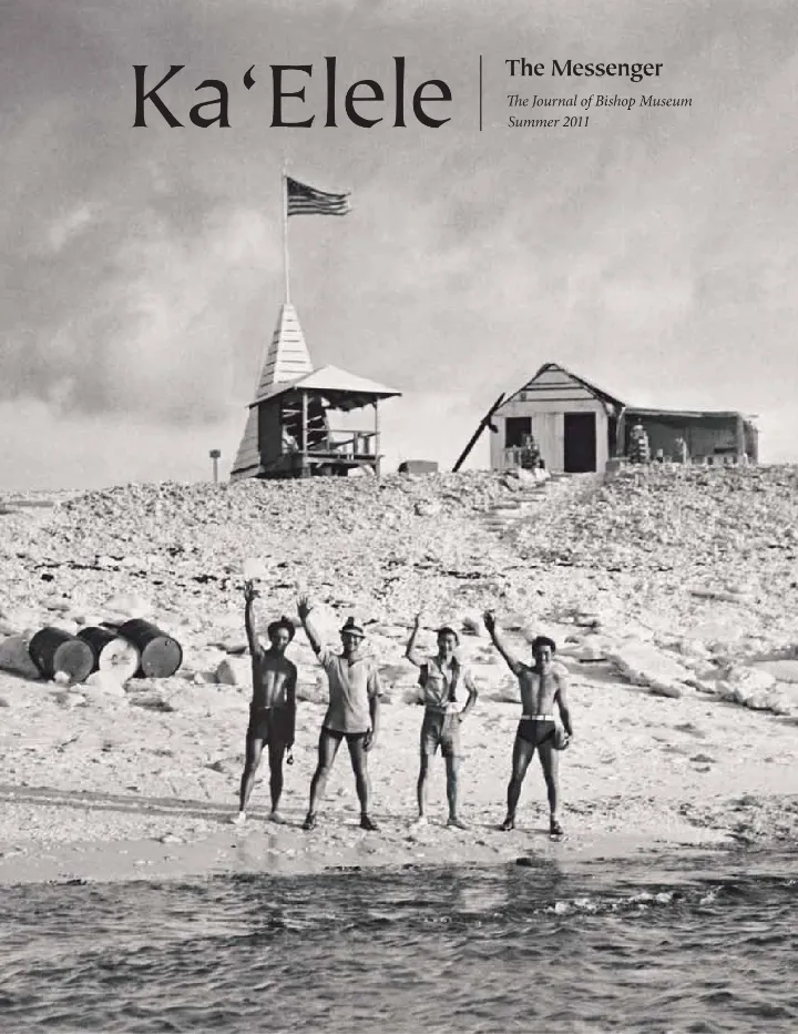Cover of Ka ʻElele, Summer 2011