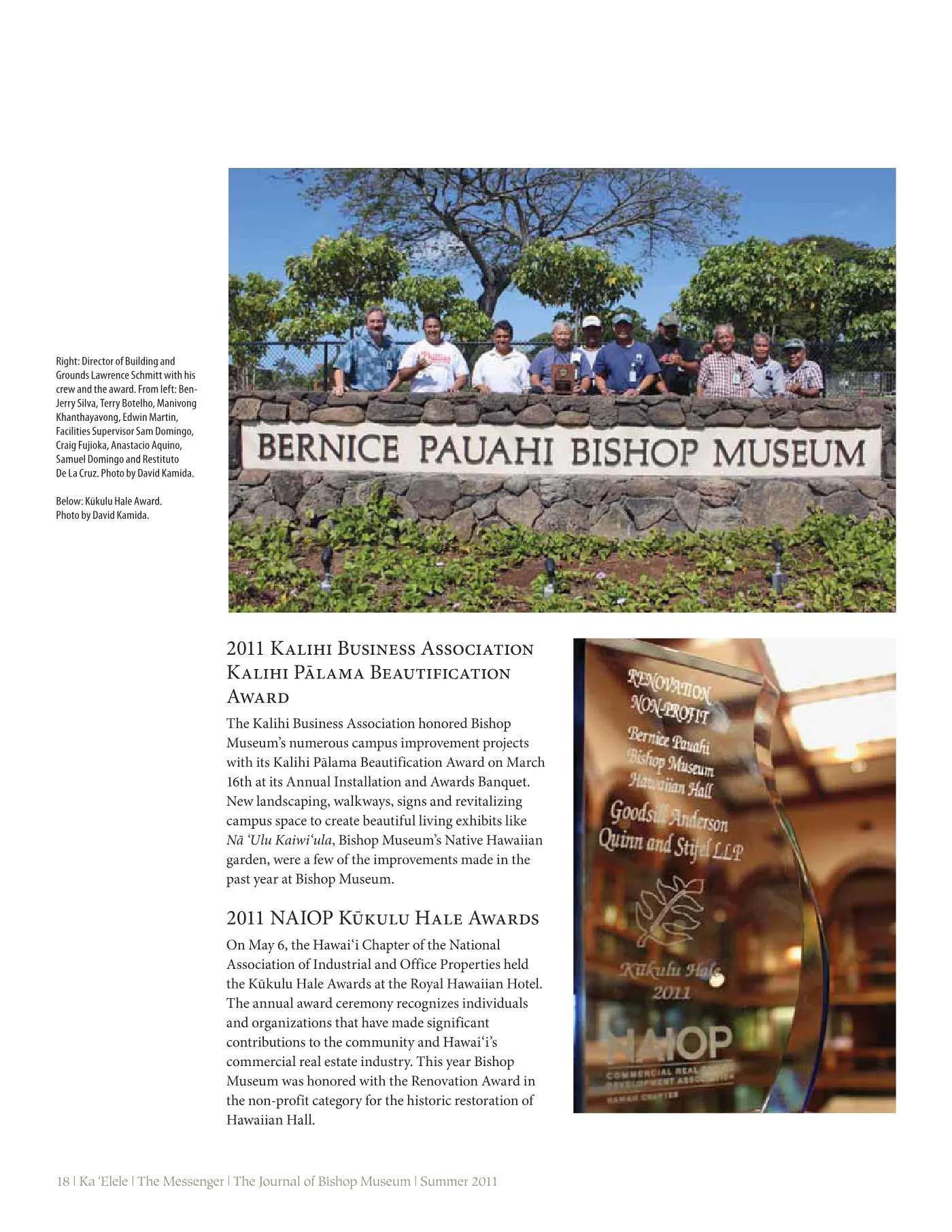 Ka ʻElele Summer 2011, page 18