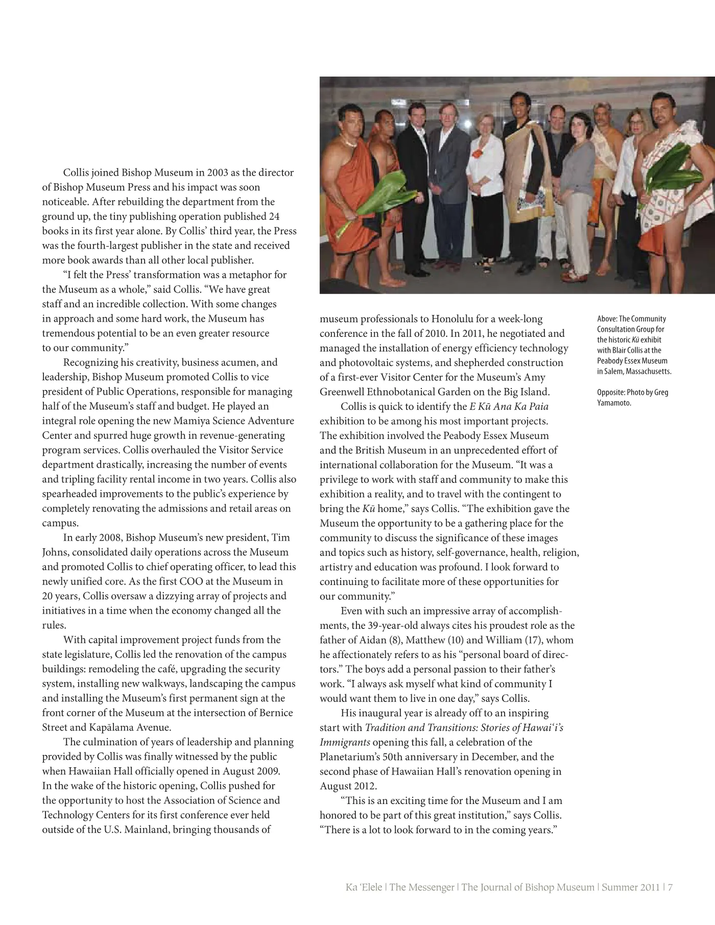 Ka ʻElele Summer 2011, page 7