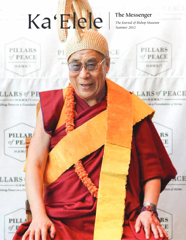Cover of Ka ʻElele, Summer 2012