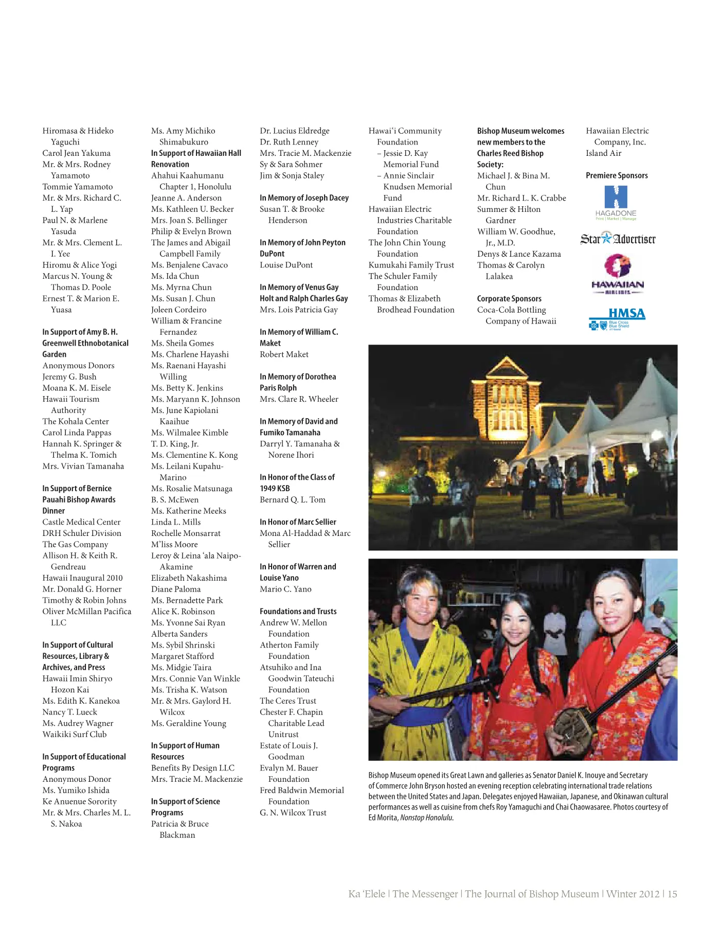 Ka ʻElele Winter 2012, page 15