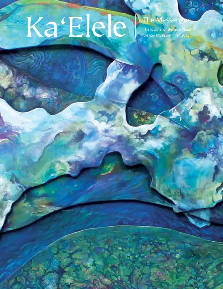 Cover of Ka ʻElele, Fall 2013