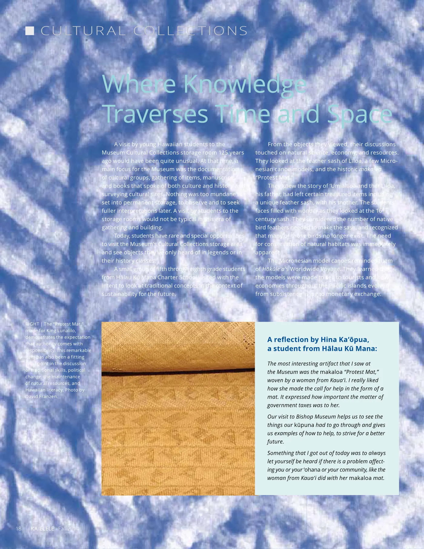 Ka ʻElele Fall 2014, page 18