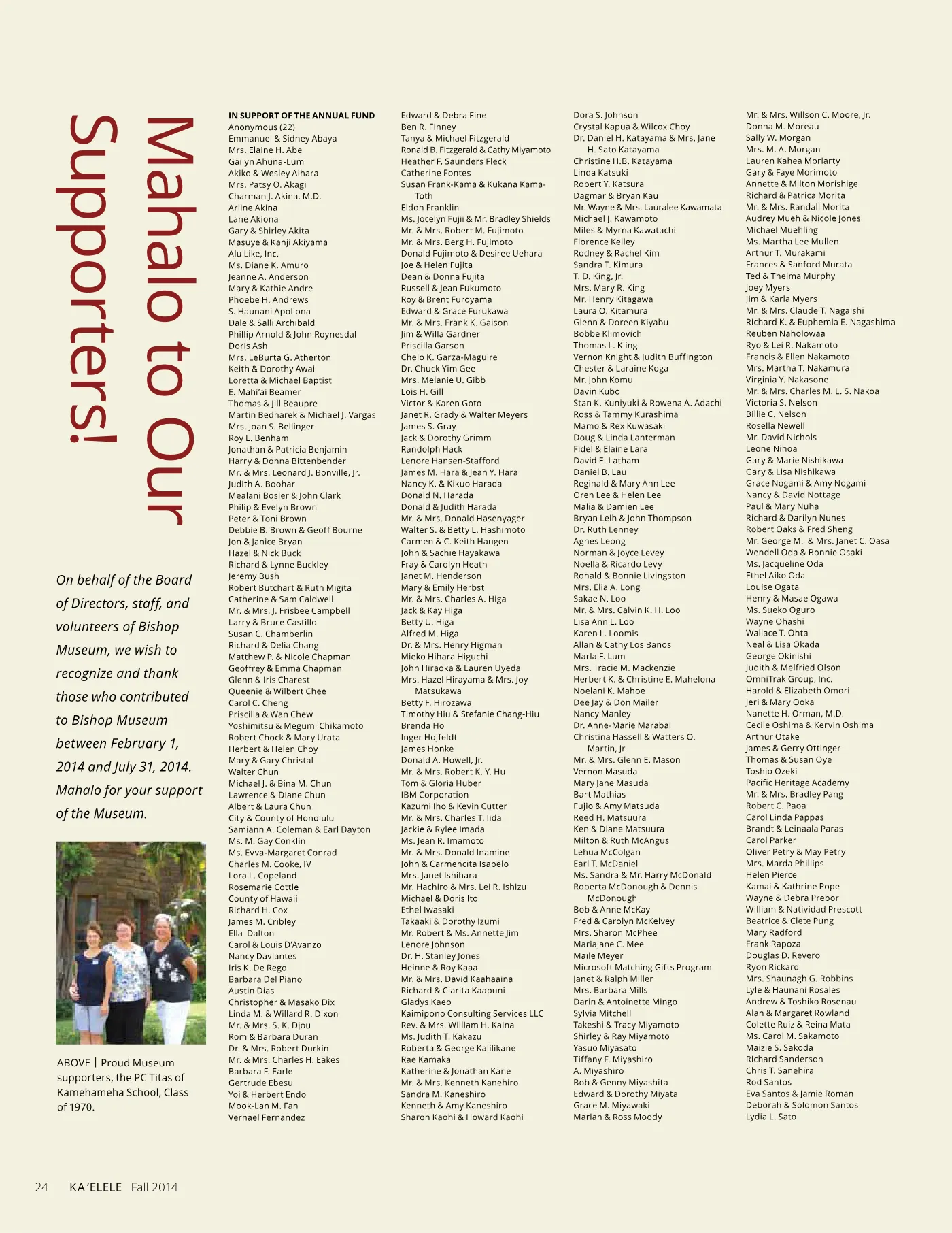 Ka ʻElele Fall 2014, page 24