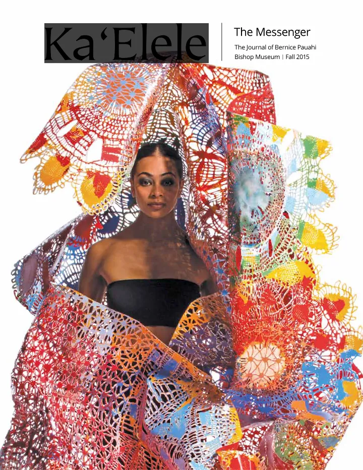 Cover of Ka ʻElele, Fall 2015