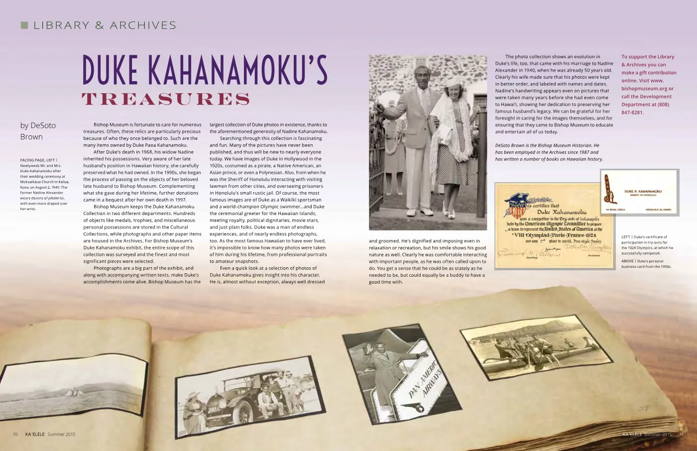 Ka ʻElele Summer 2015, page 6