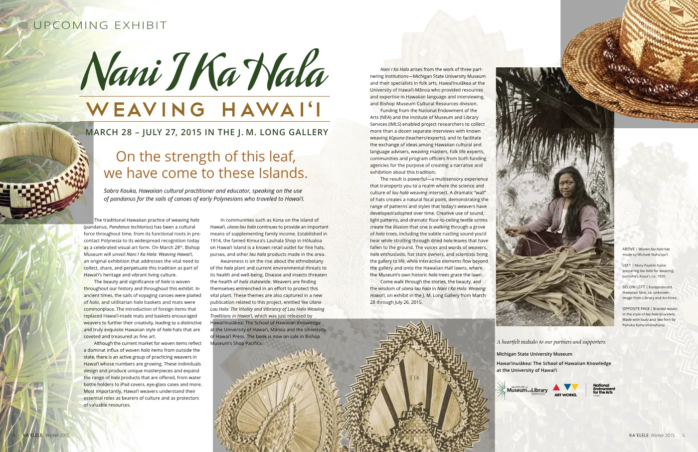 Ka ʻElele Winter 2015, page 3