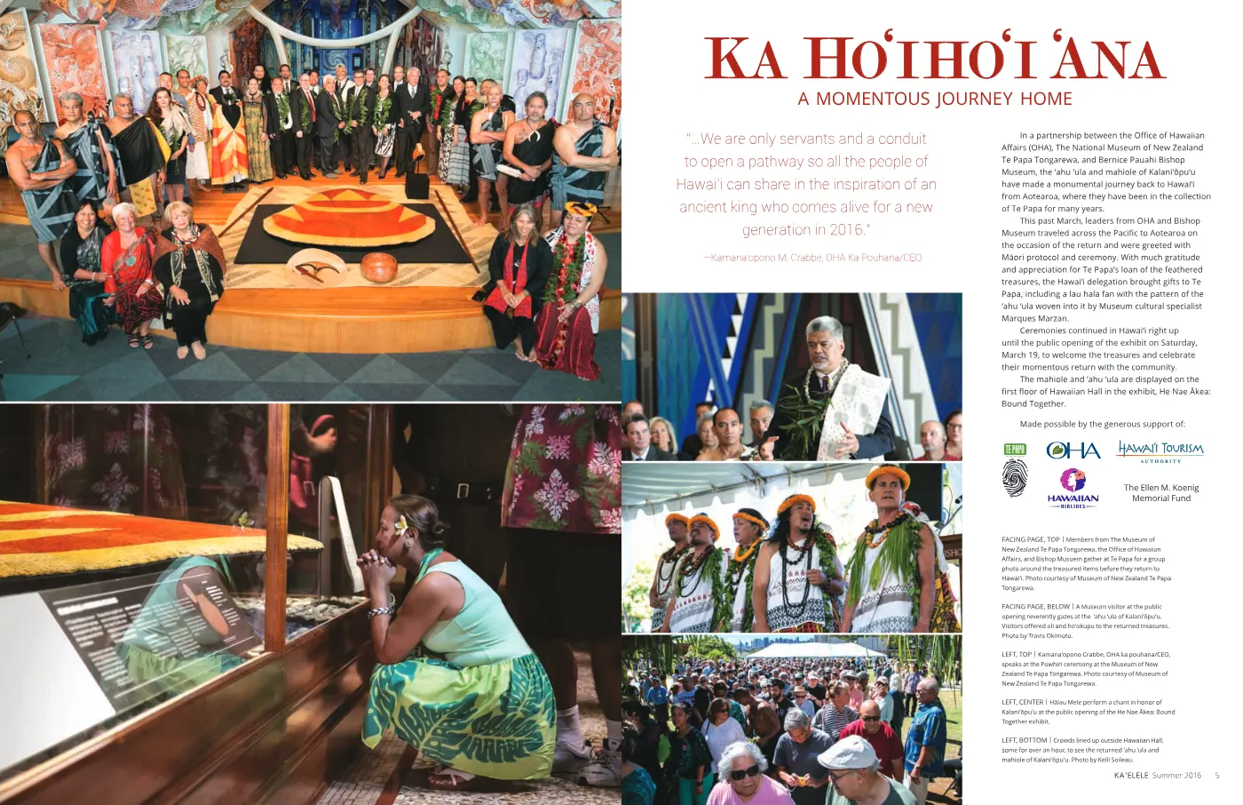 Ka ʻElele Summer 2016, page 3