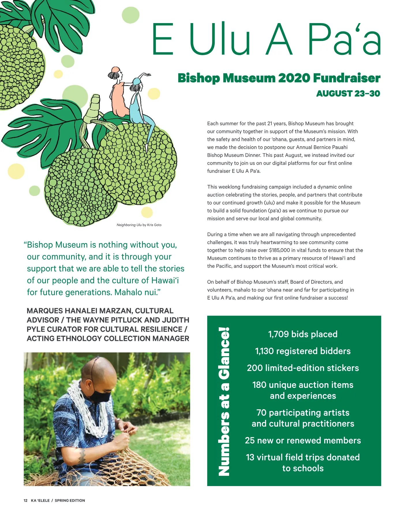 Ka ʻElele Spring 2021, page 12