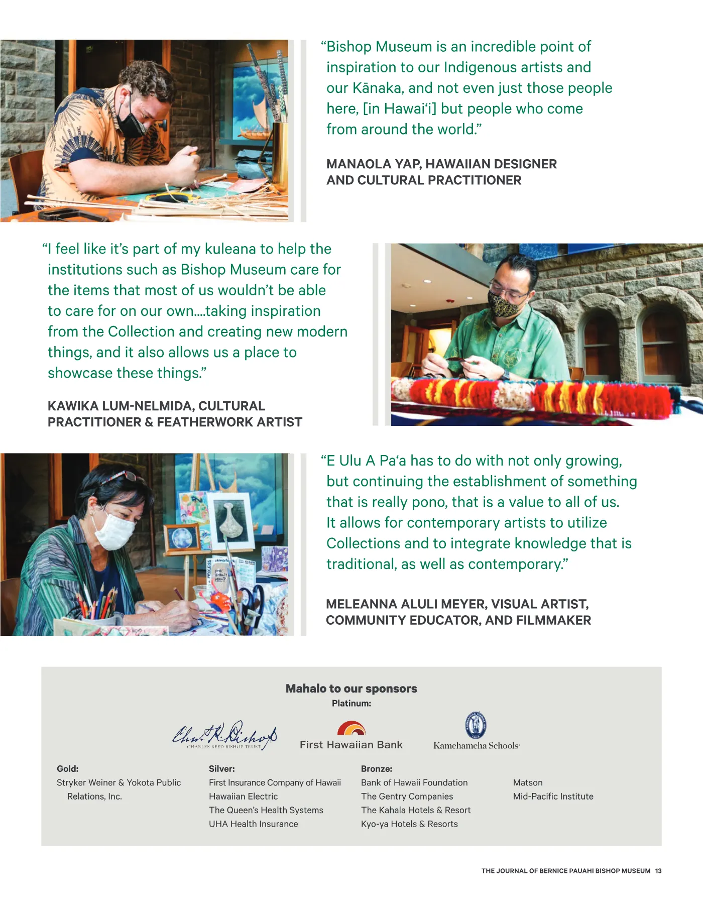 Ka ʻElele Spring 2021, page 13
