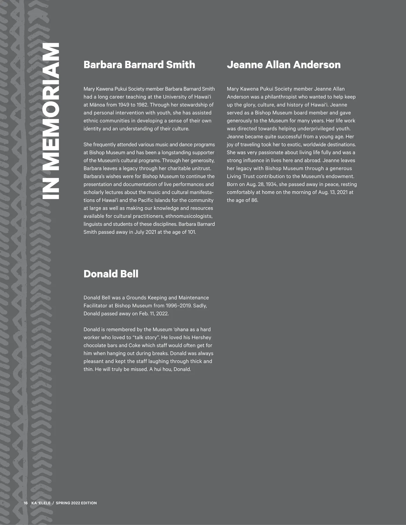 Ka ʻElele Spring 2022, page 16