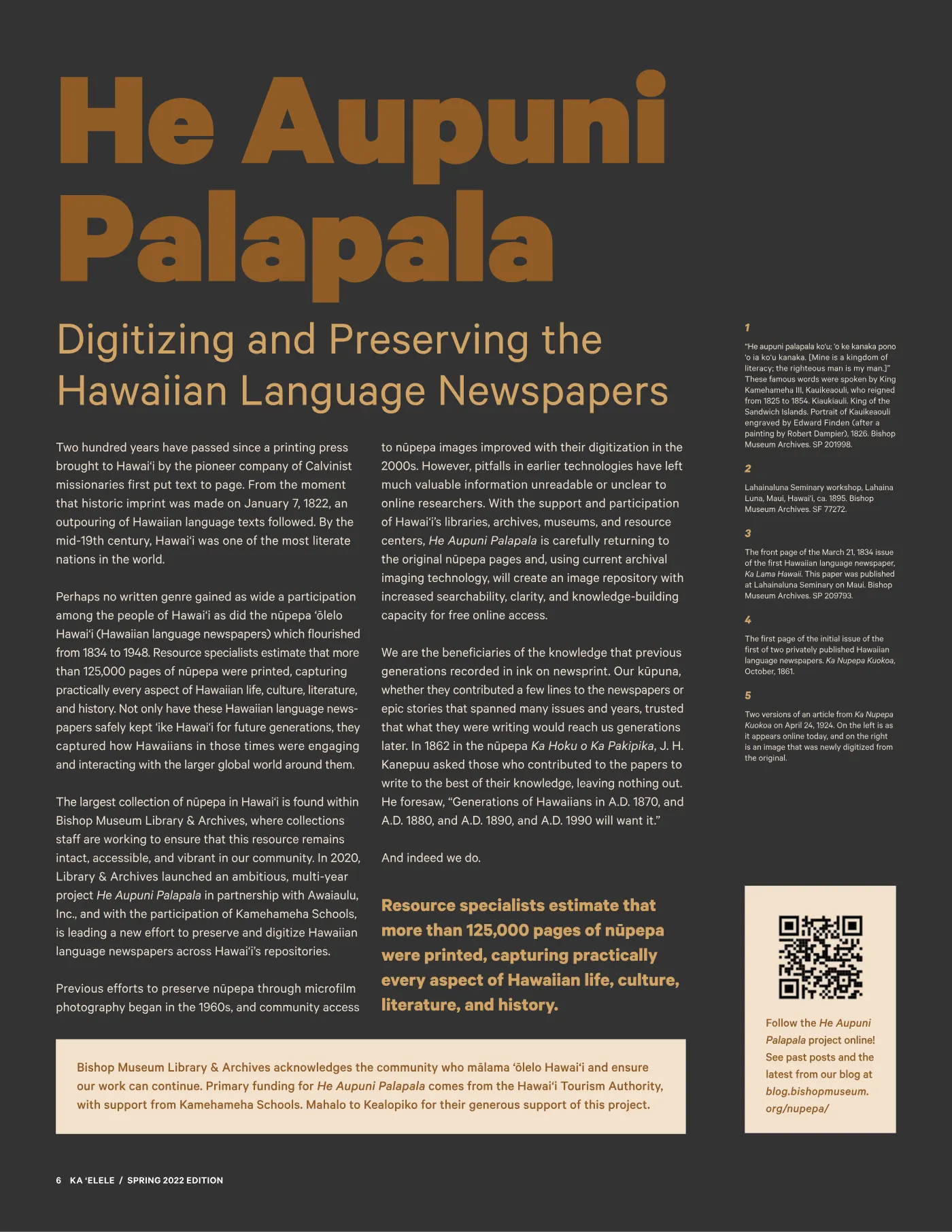 Ka ʻElele Spring 2022, page 6