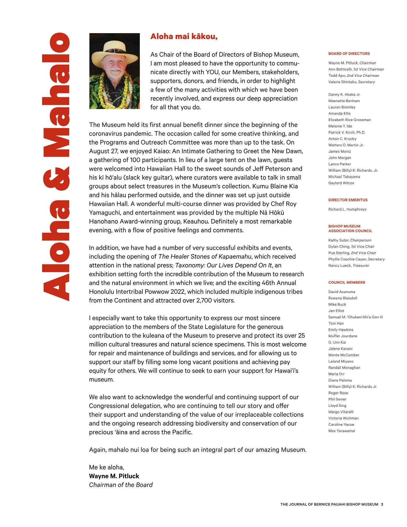 Ka ʻElele Winter 2022, page 3
