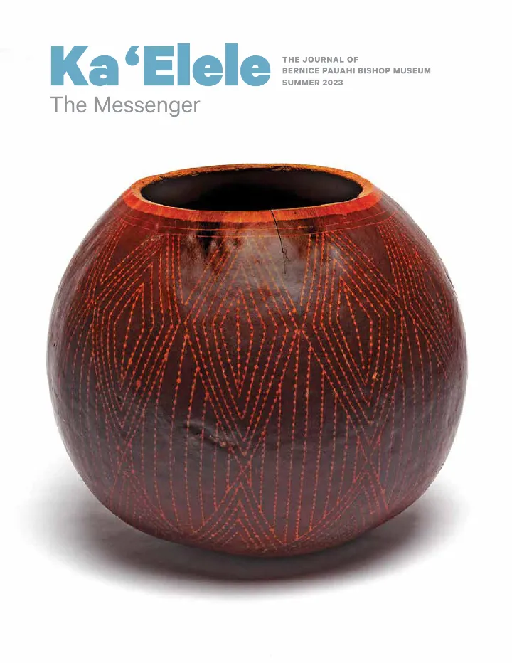 Cover of Ka ʻElele, Summer 2023
