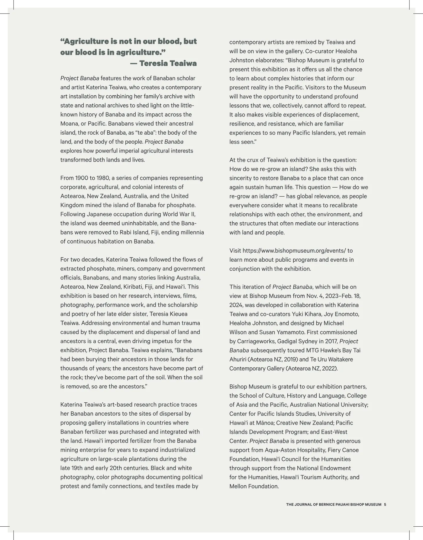 Ka ʻElele Winter 2023, page 5