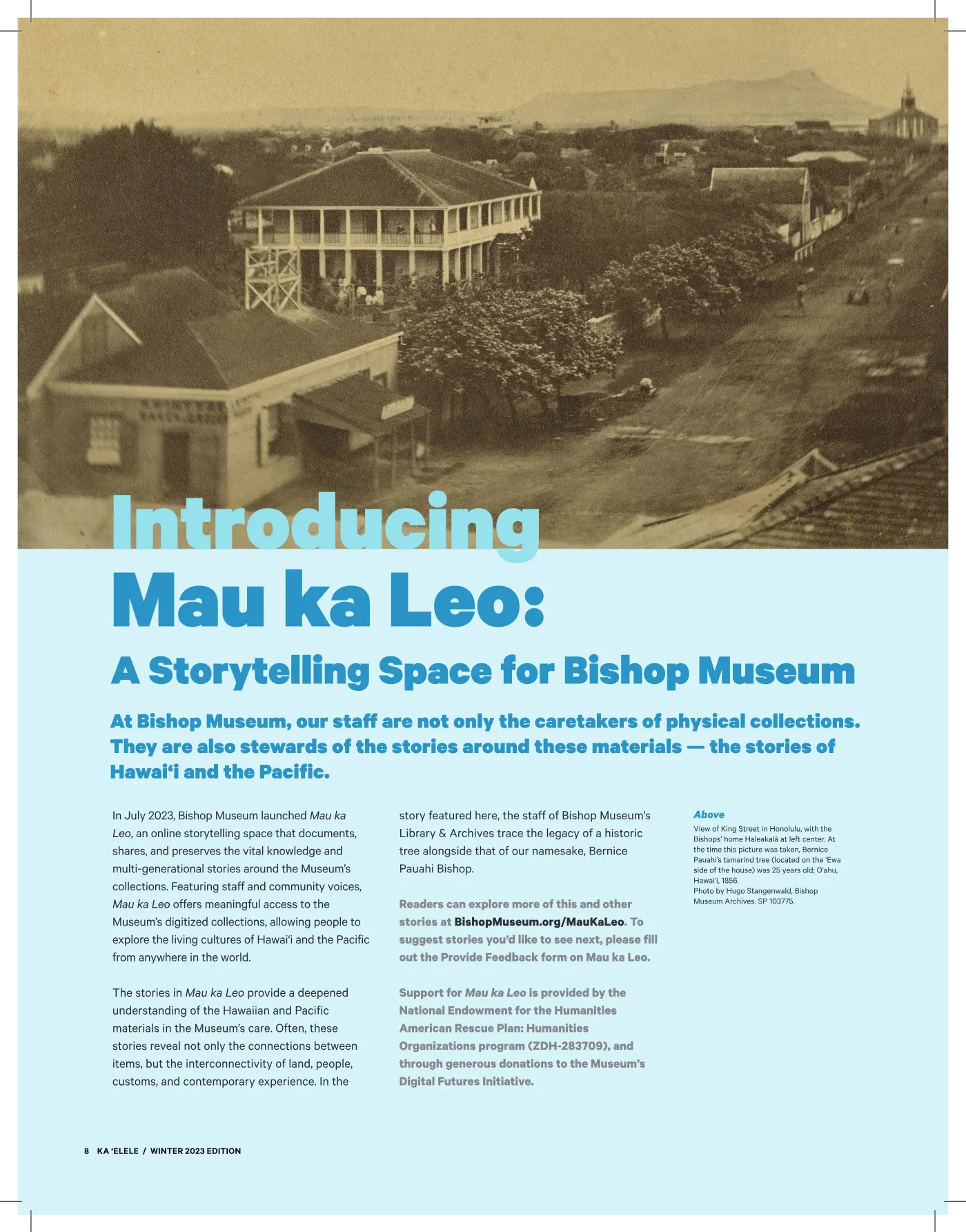 Ka ʻElele Winter 2023, page 8