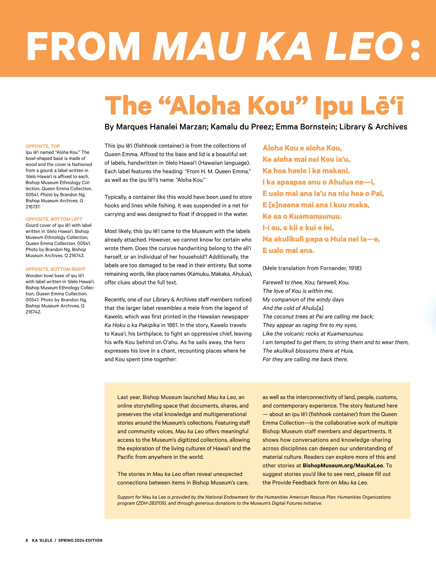 Ka ʻElele Spring 2024, page 8