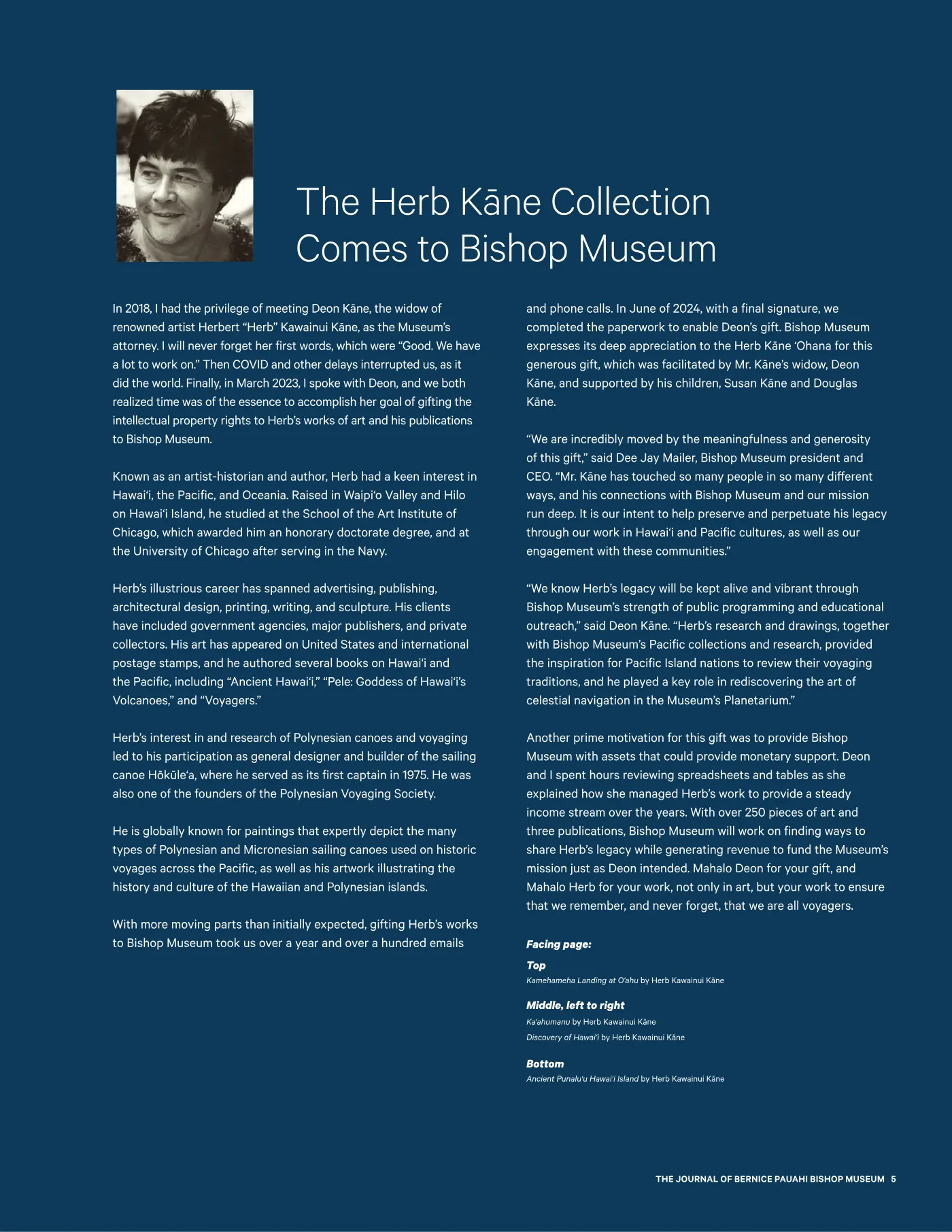 Ka ʻElele Winter 2024, page 5