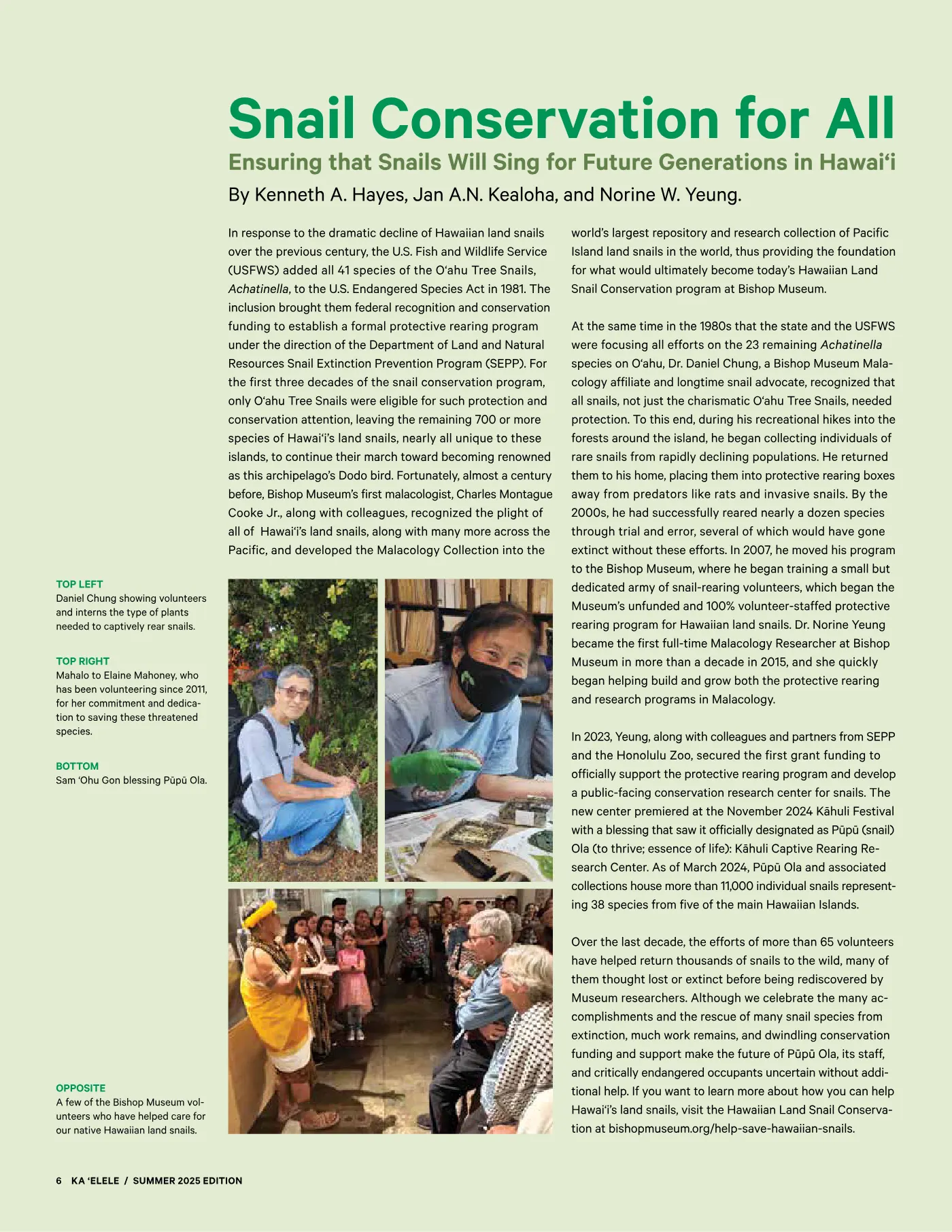 Ka ʻElele Summer 2025, page 6