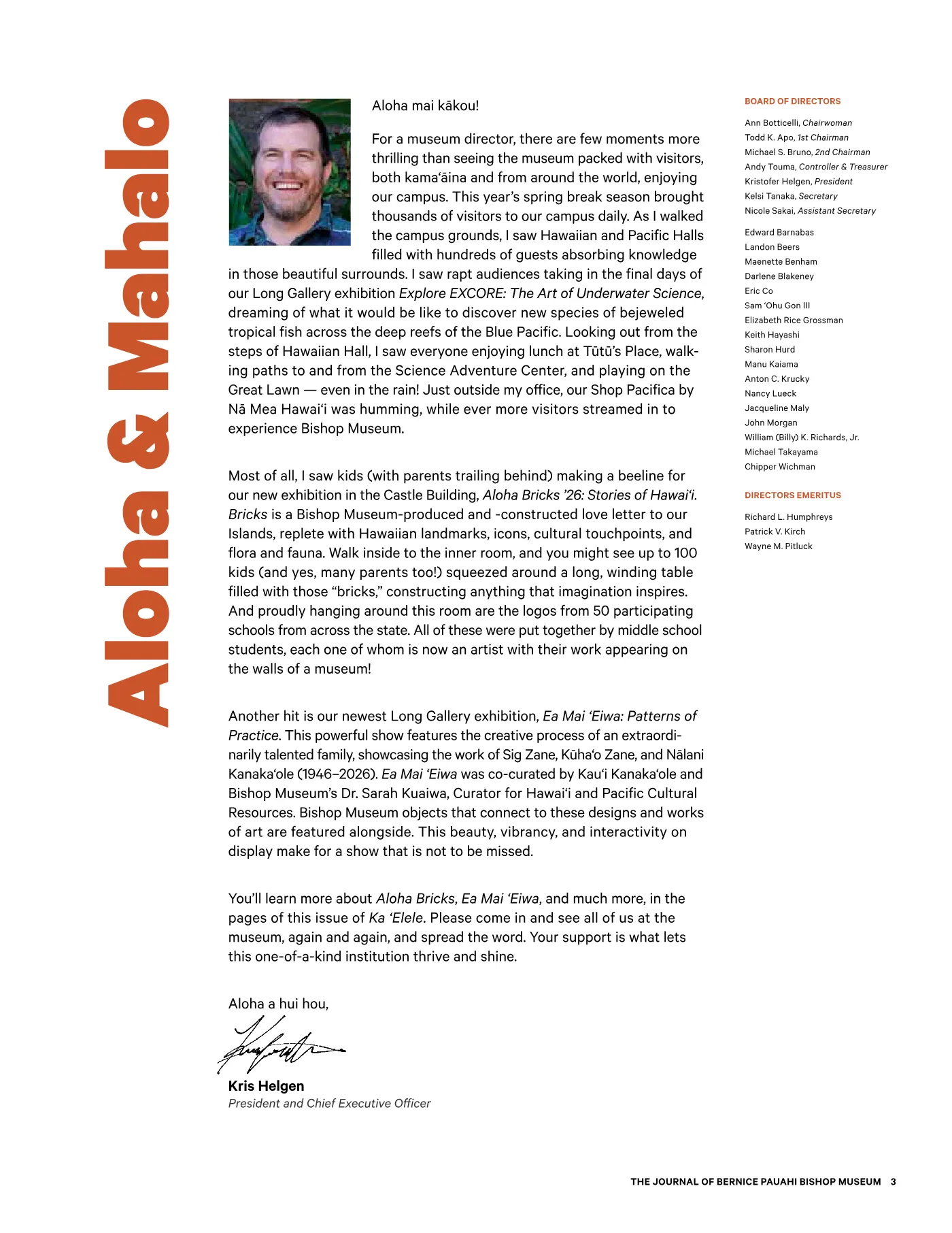 Ka ʻElele Summer 2026, page 3